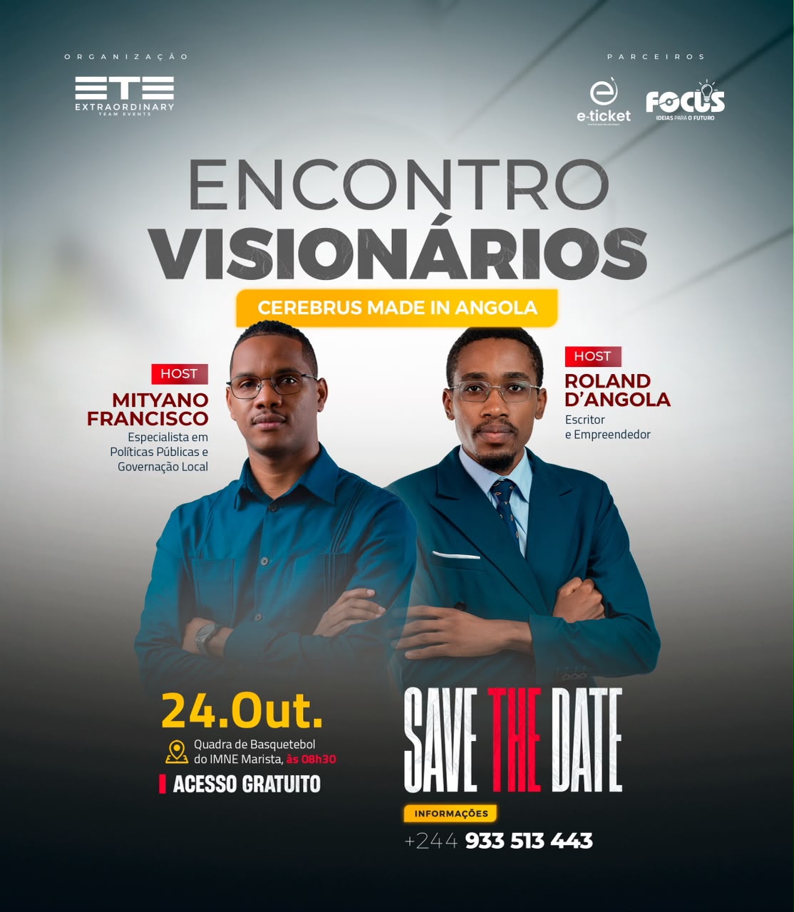 ENCONTRO VISIONÁRIOS — CÉREBROS MADE IN ANGOLA 🇦🇴🧠